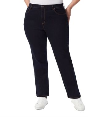 Gloria Vanderbilt Navy Ankle Crop Stretch Jeans